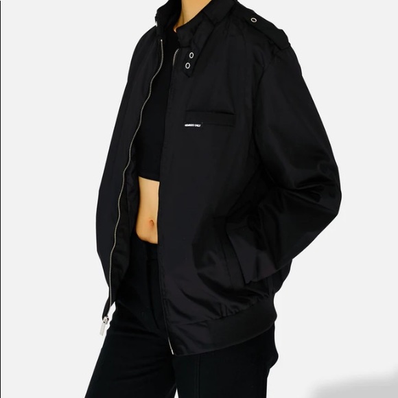 “Stranger Things” Members Only - Iconic Racer Jacket (slim fit) in black - Picture 2 of 5